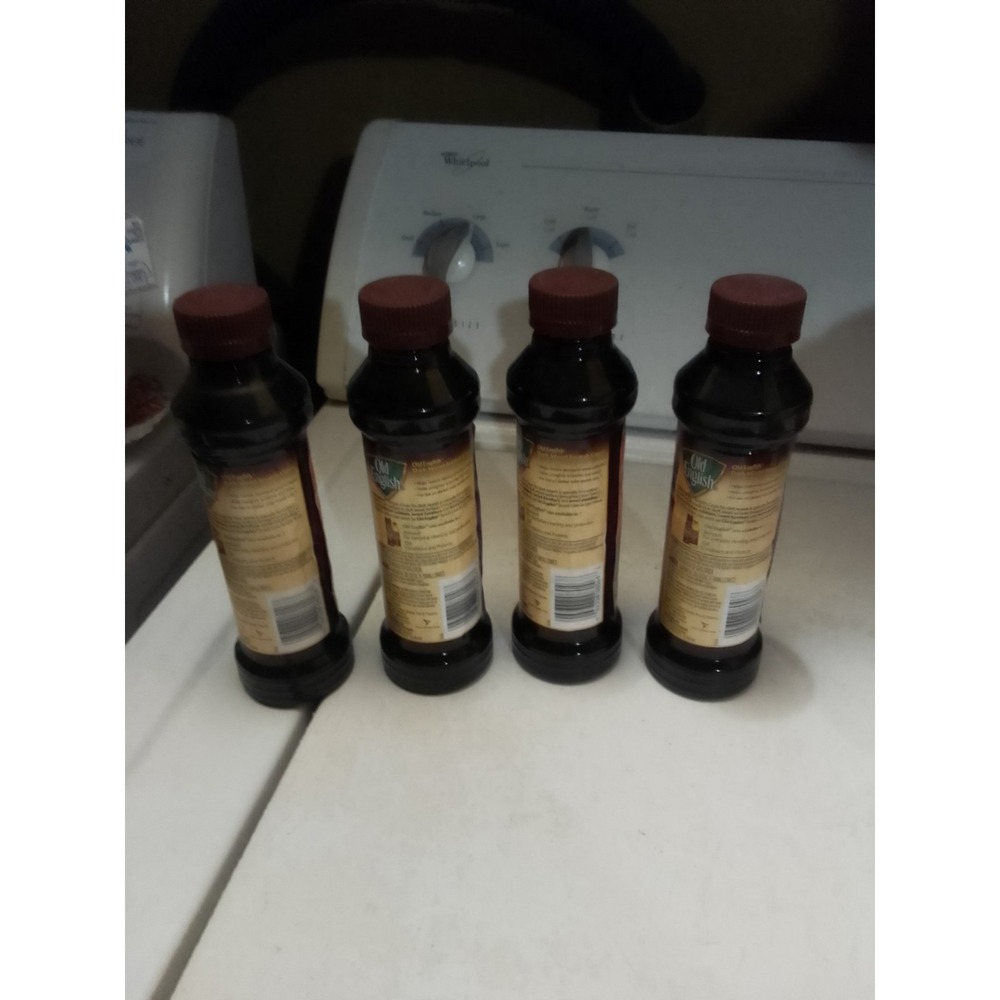 Lot Of 4 Old English Scratch Cover For Dark Wood Nourishing Mineral Oil Protects - Picture 4 of 6